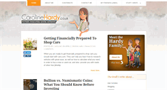 Desktop Screenshot of carolinehardy.co.uk